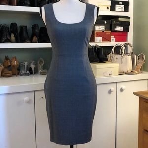 Express Light Gray Sleeveless Dress